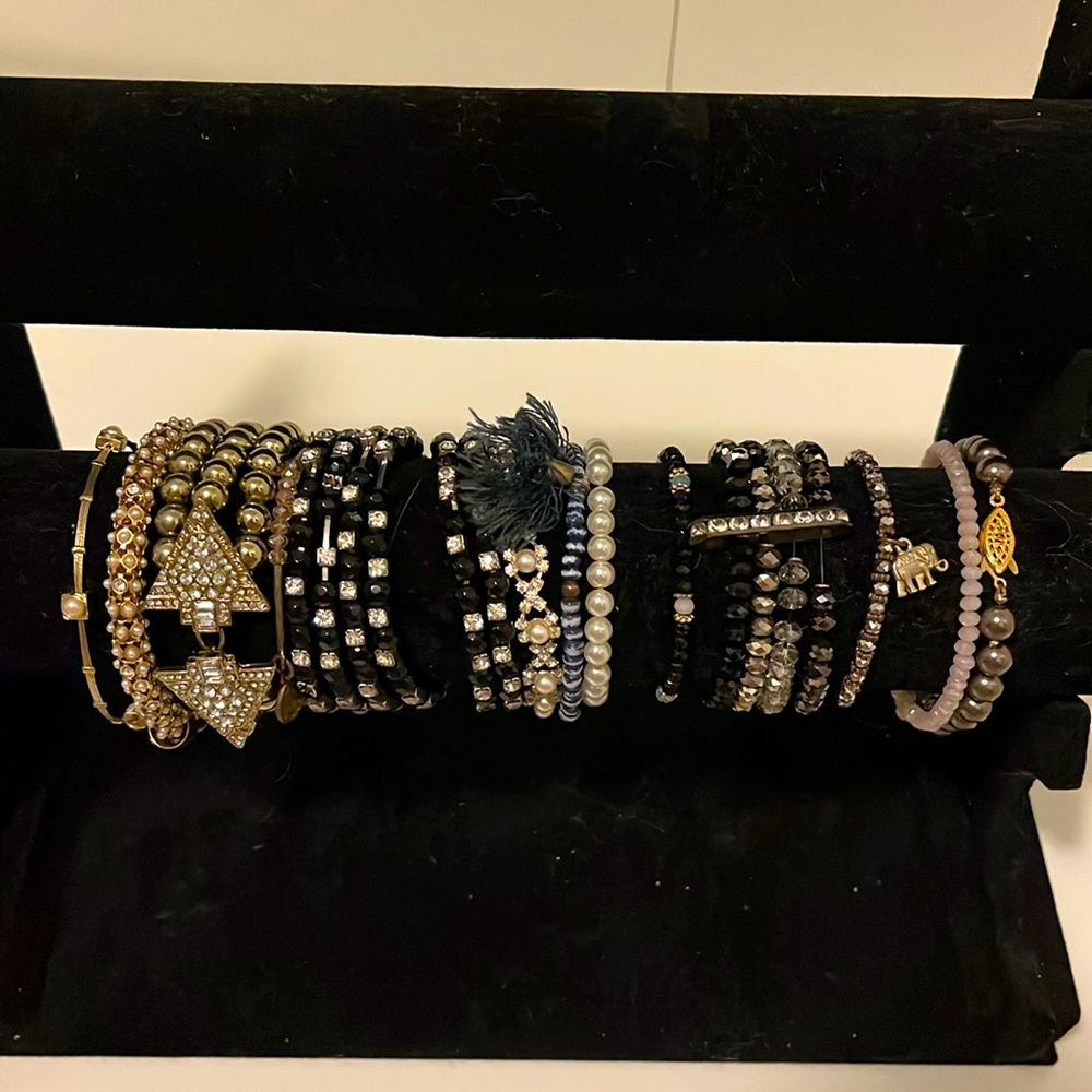 Stretch bead bracelets